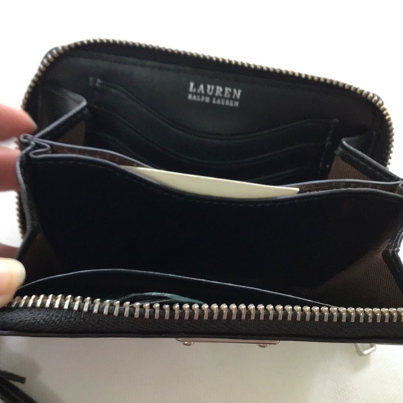 Ralph Lauren Zip Wristlet Black - Picture 7 of 15